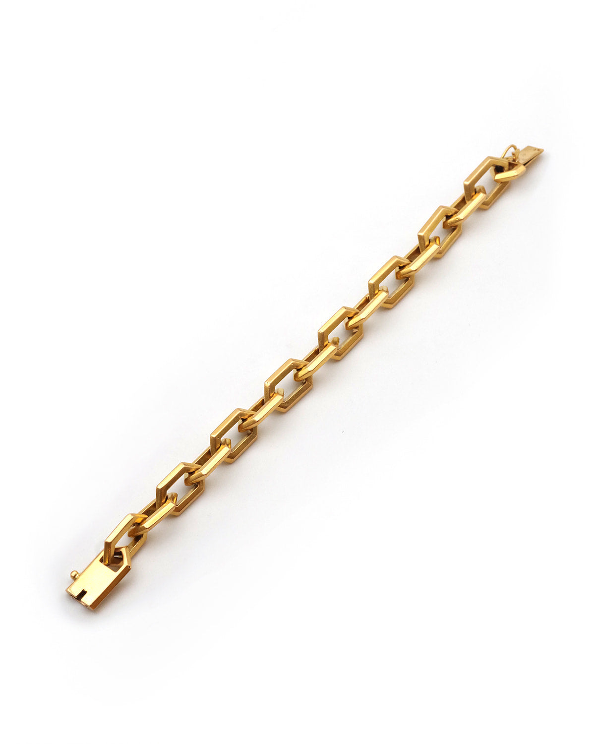 Bracelet en or maille rectangle