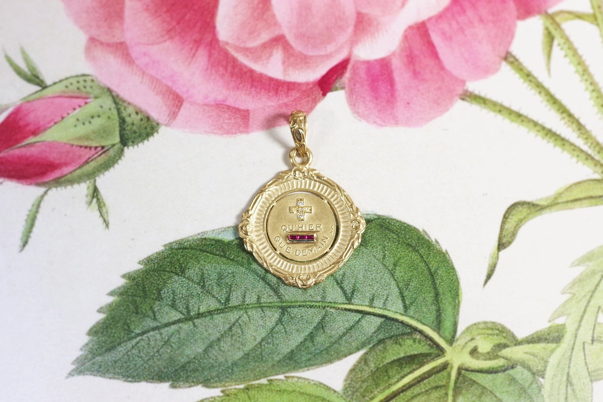 médaille d'amour augis en or