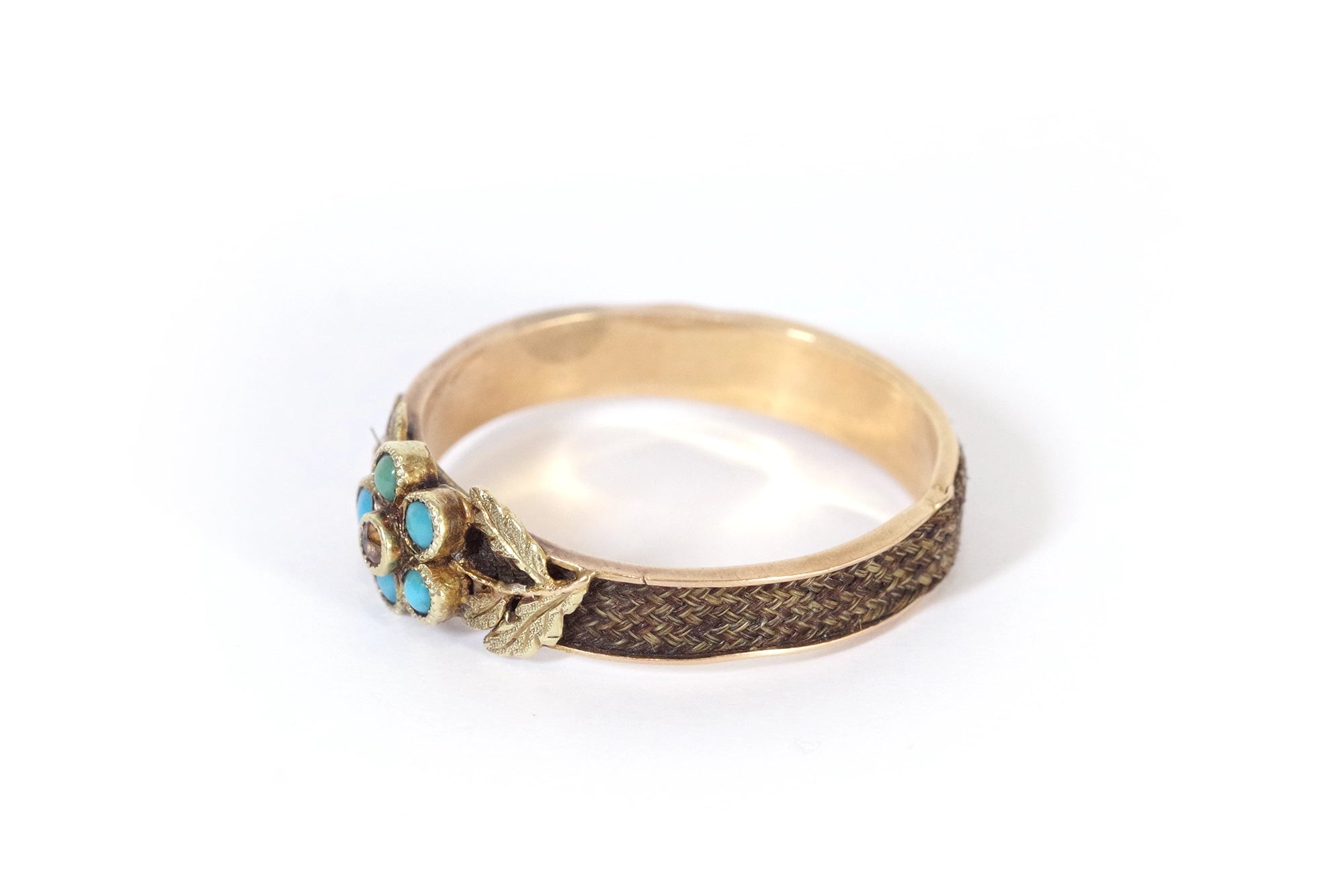 memento hair turquoise ring