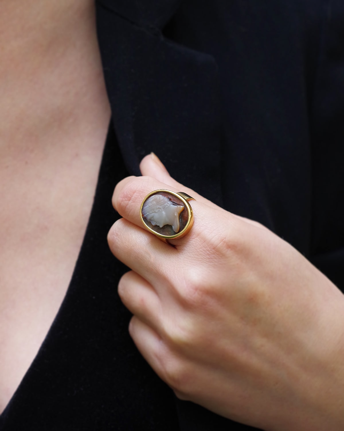 Emperor Cameo men's Ring