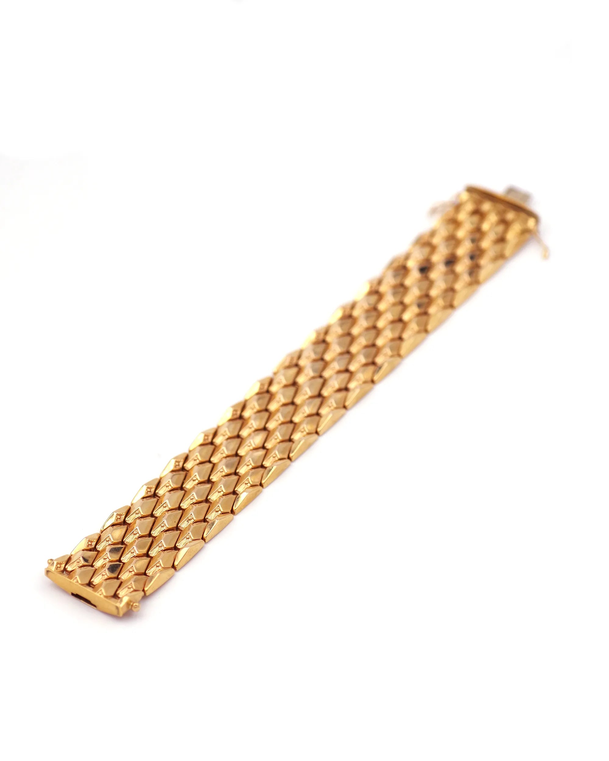 band bracelet in gold