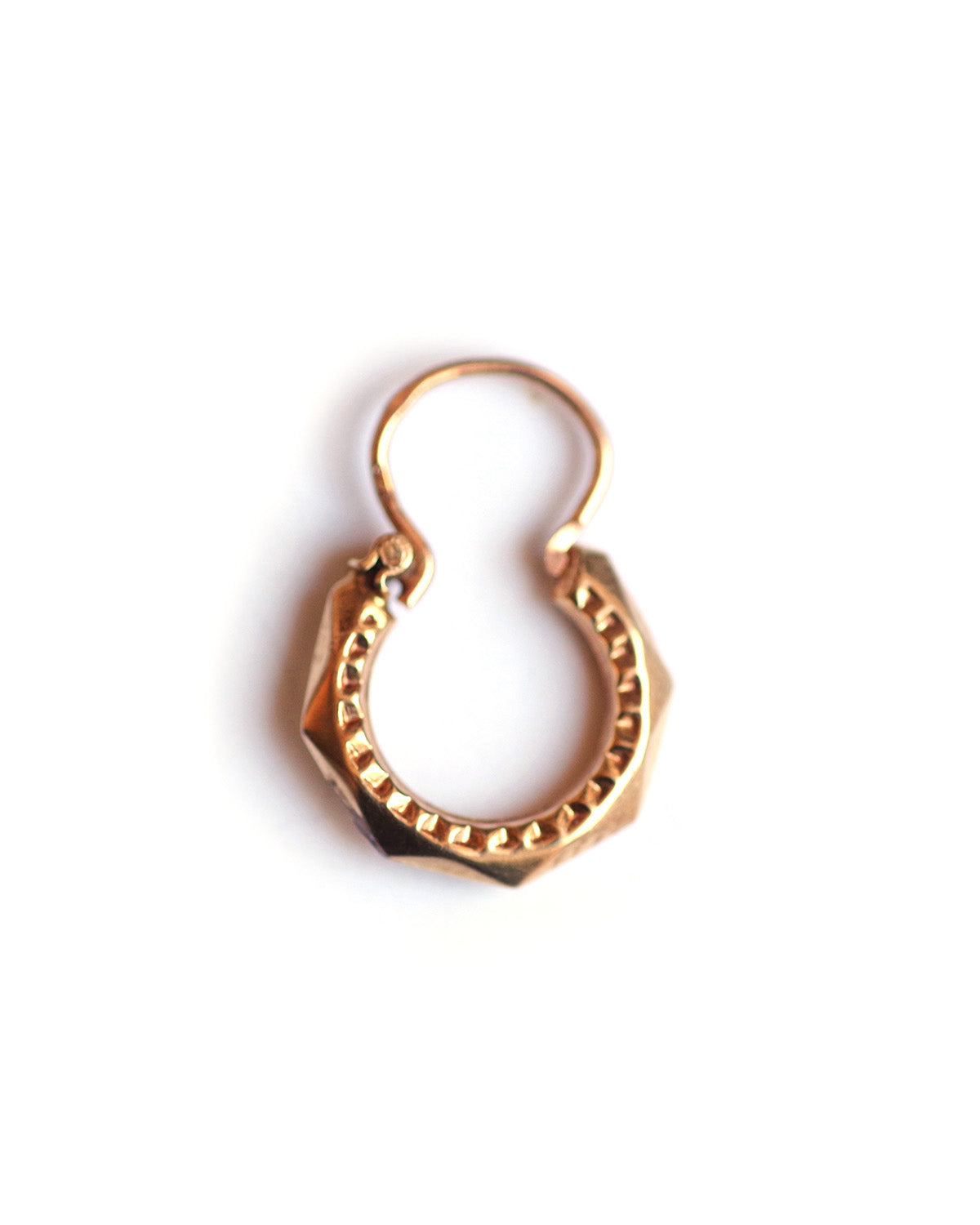 Modern hoop earrrings