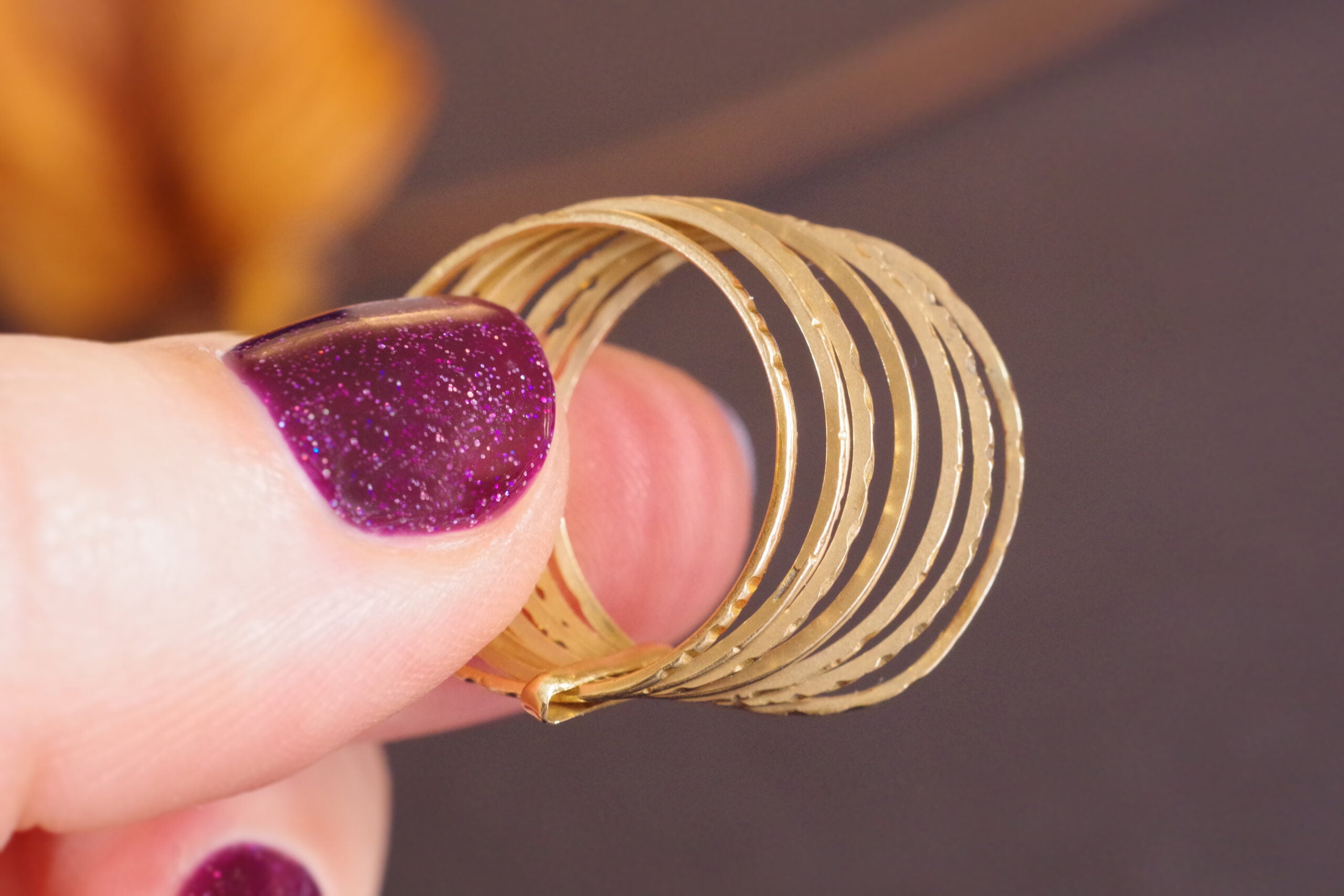 victorian multiples rings in gold