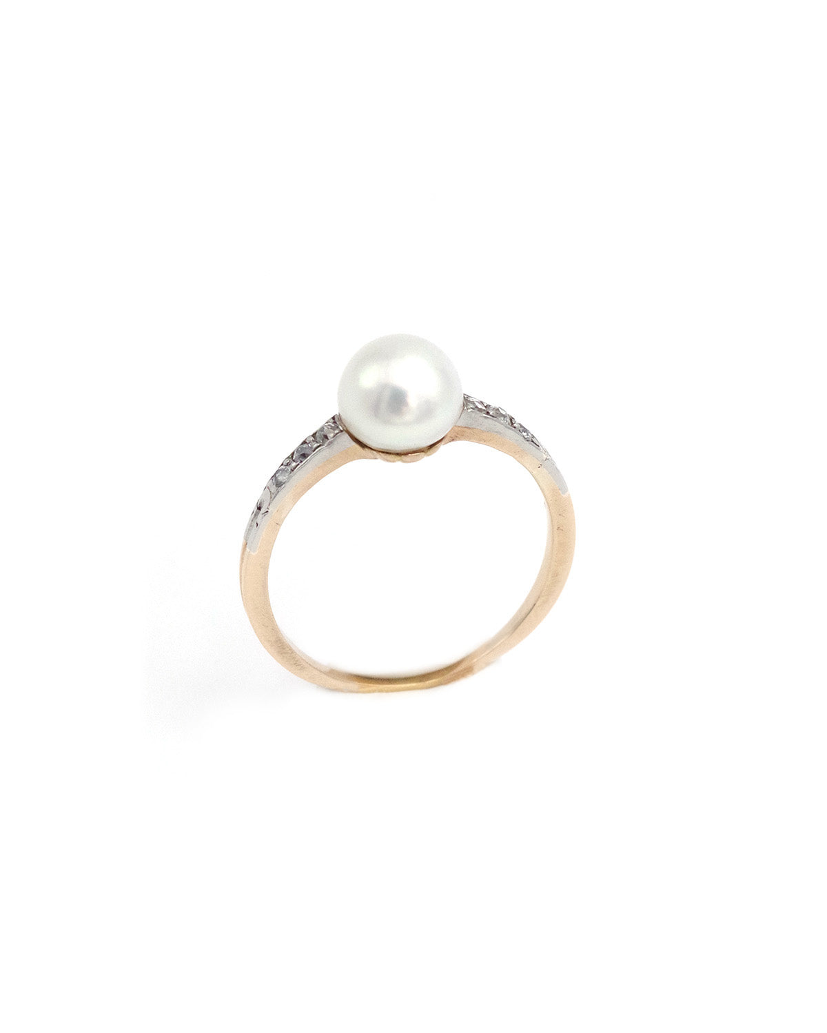 Art Deco pearl ring