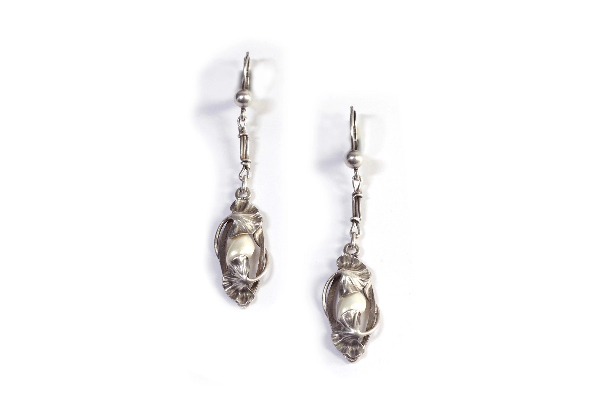 Boucles d’oreille Art Nouveau Paul Dumont