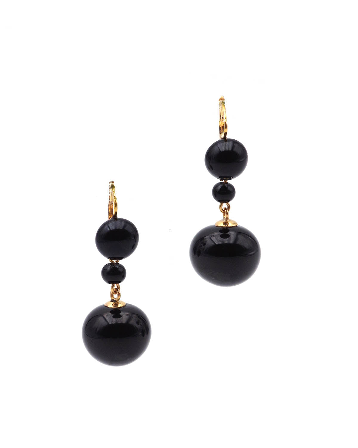 Antique black earrings