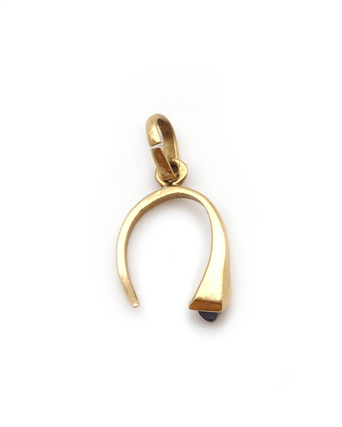 Sapphire nail charm pendant