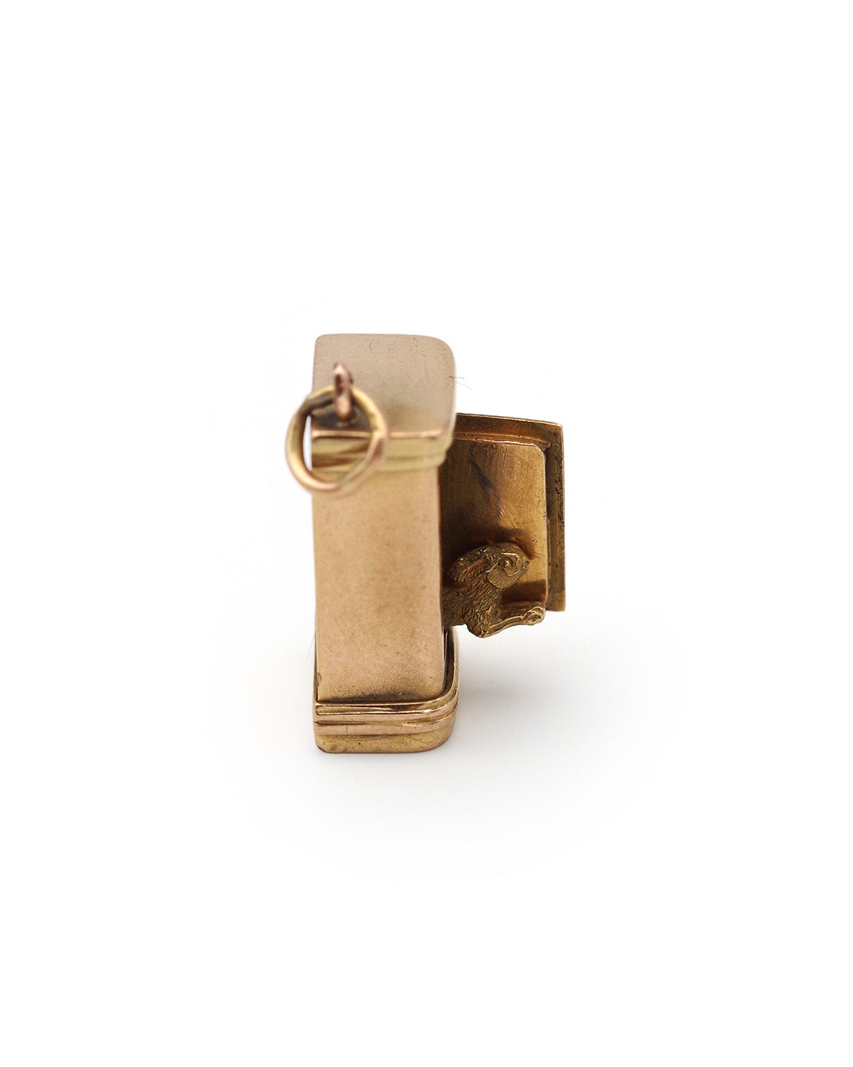 pendentif coffre fort lapin en or