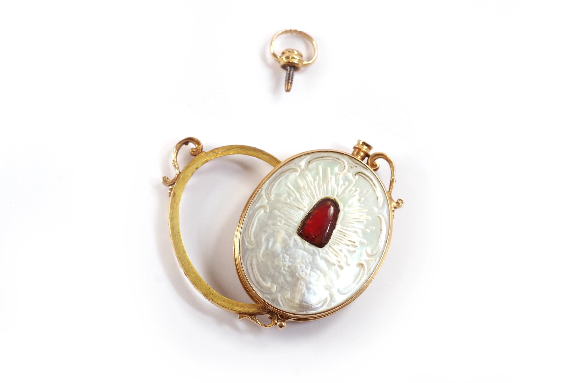 Georgian reliquary locket pendant