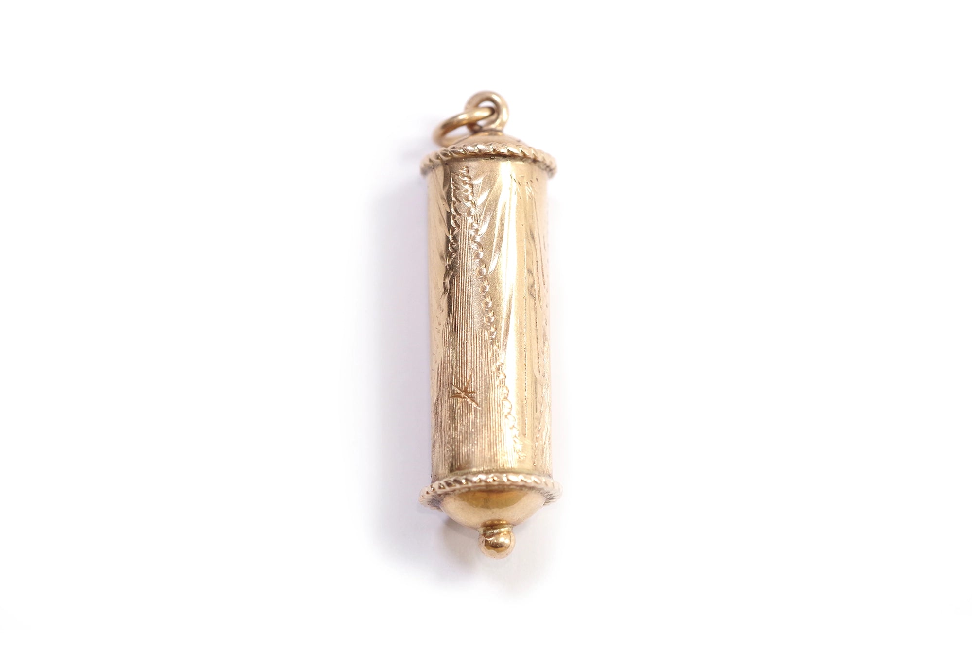 Gold Mezouzah pendant