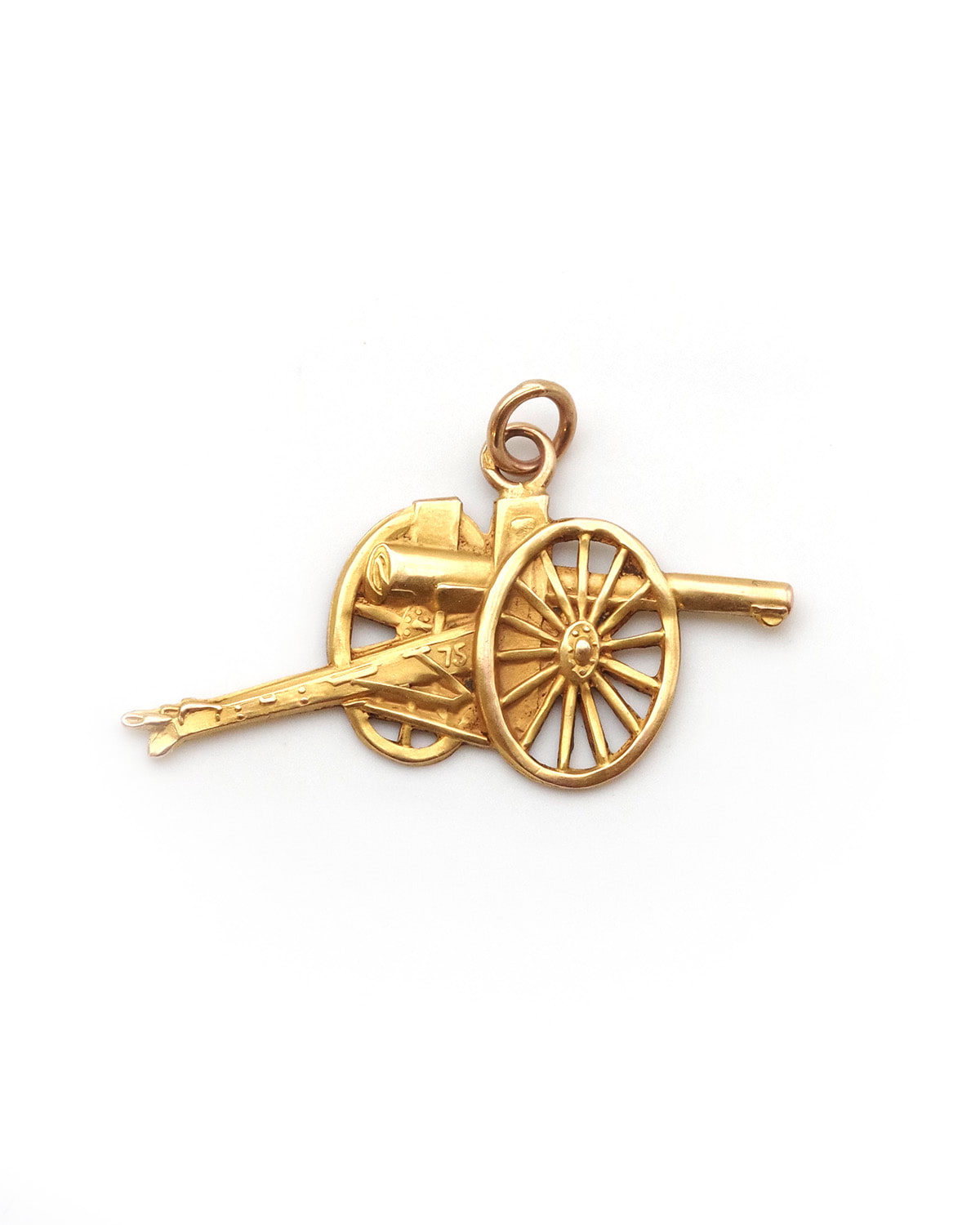 pendentif canon en or