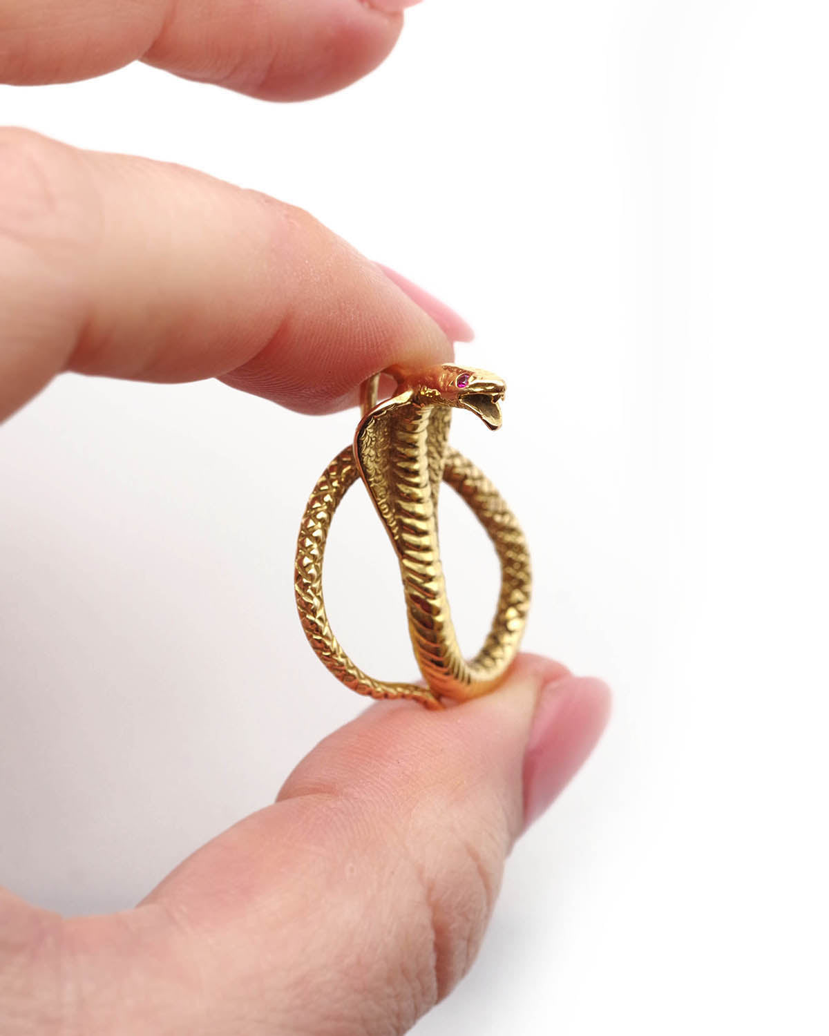 Antique snake pendant