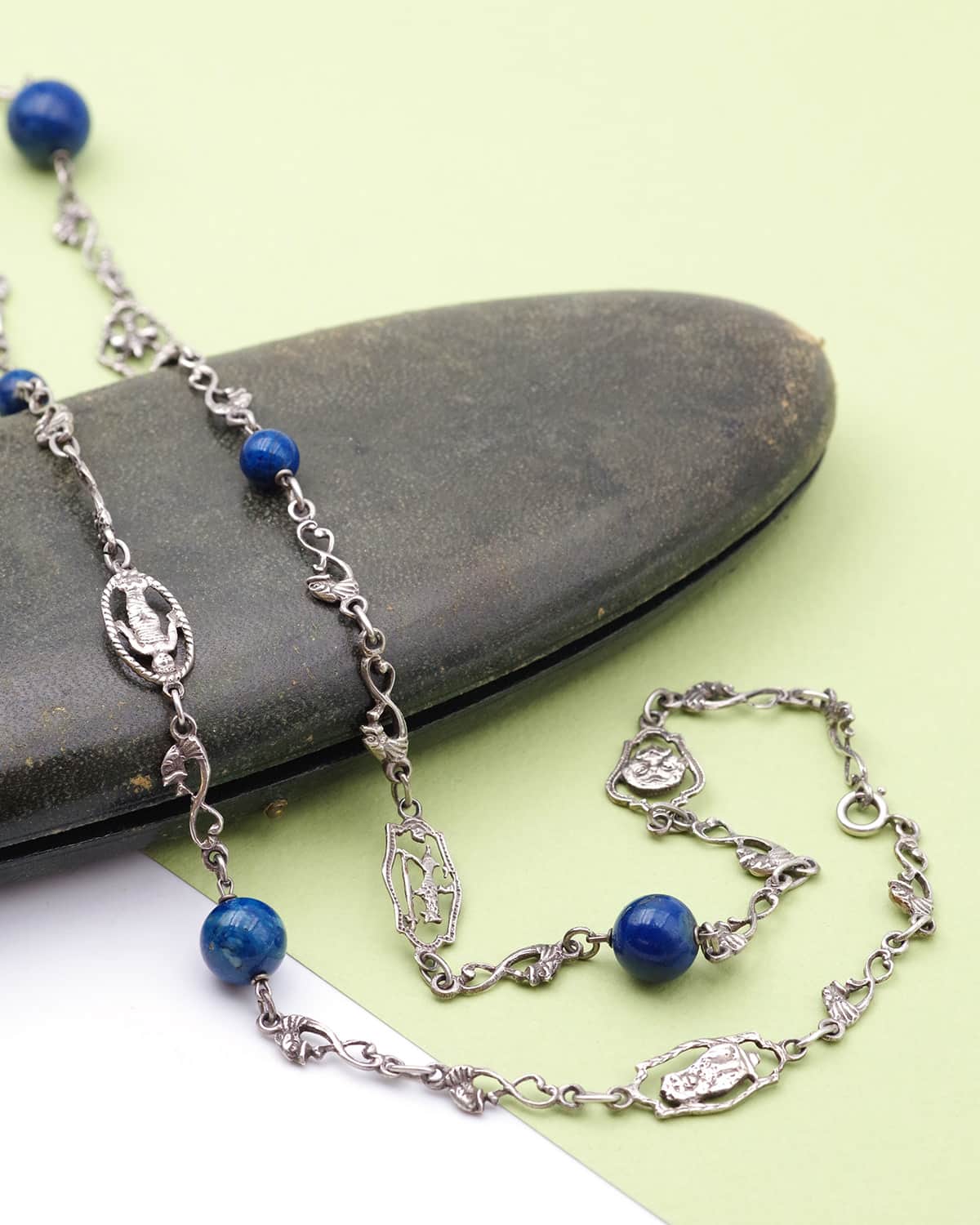 Long lapis lazuli necklace by peruzzi