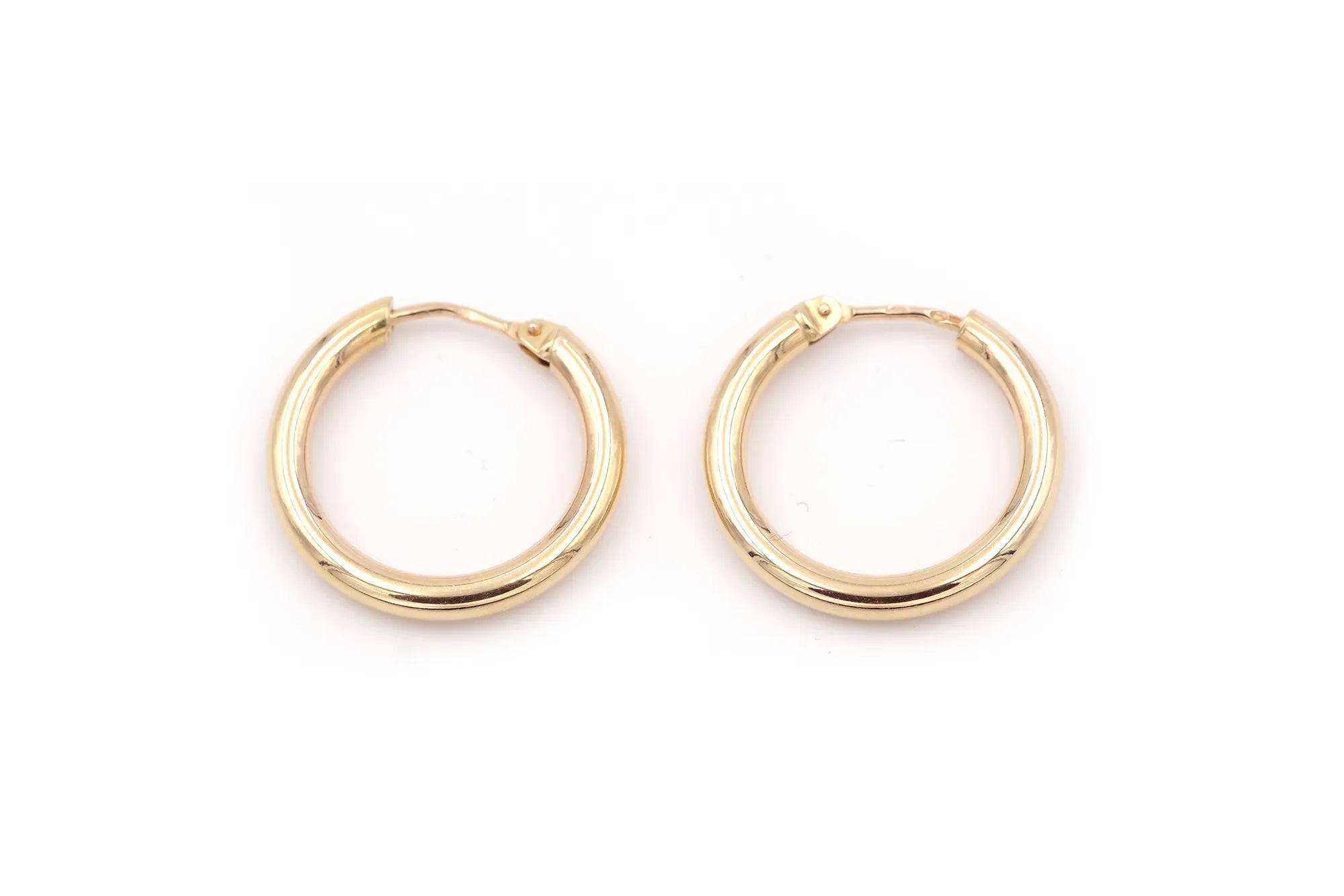 pre owned gold hoop earrings