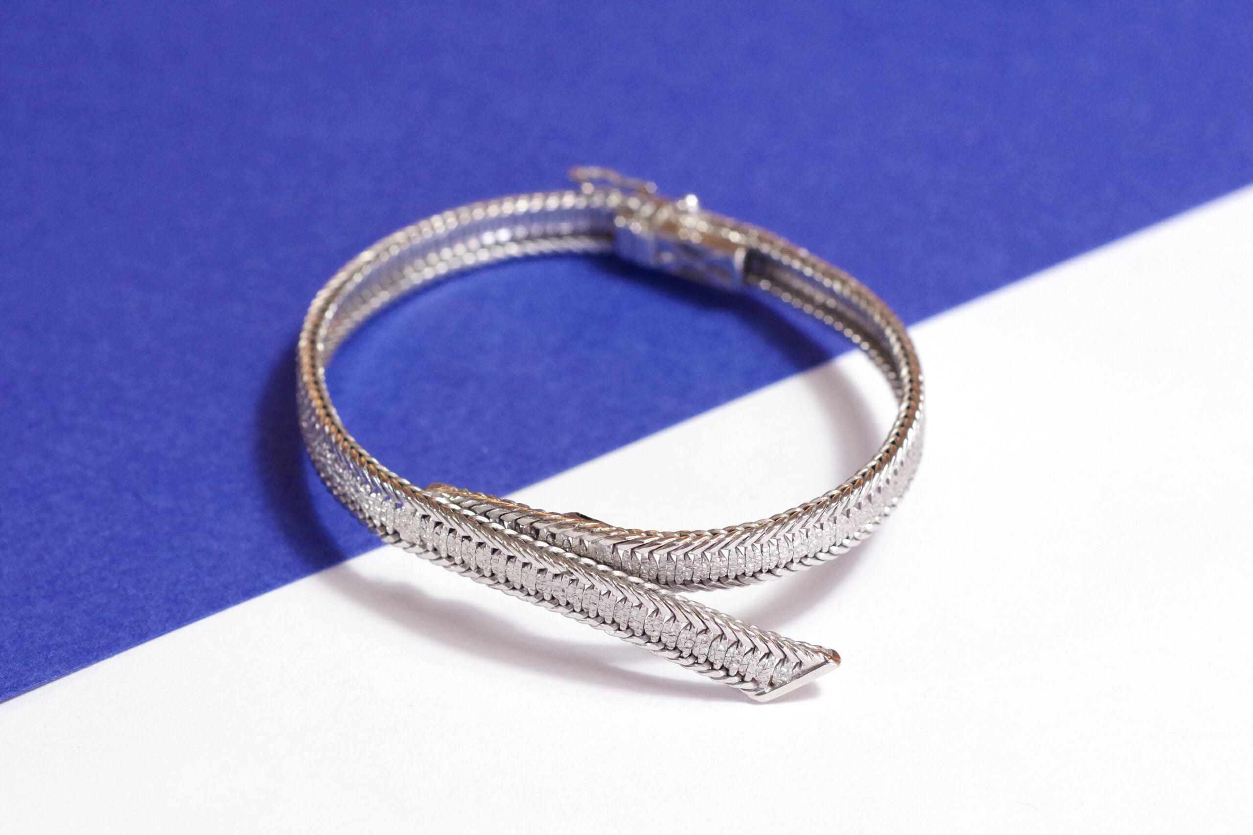 Bracelet transformable saphirs et diamants