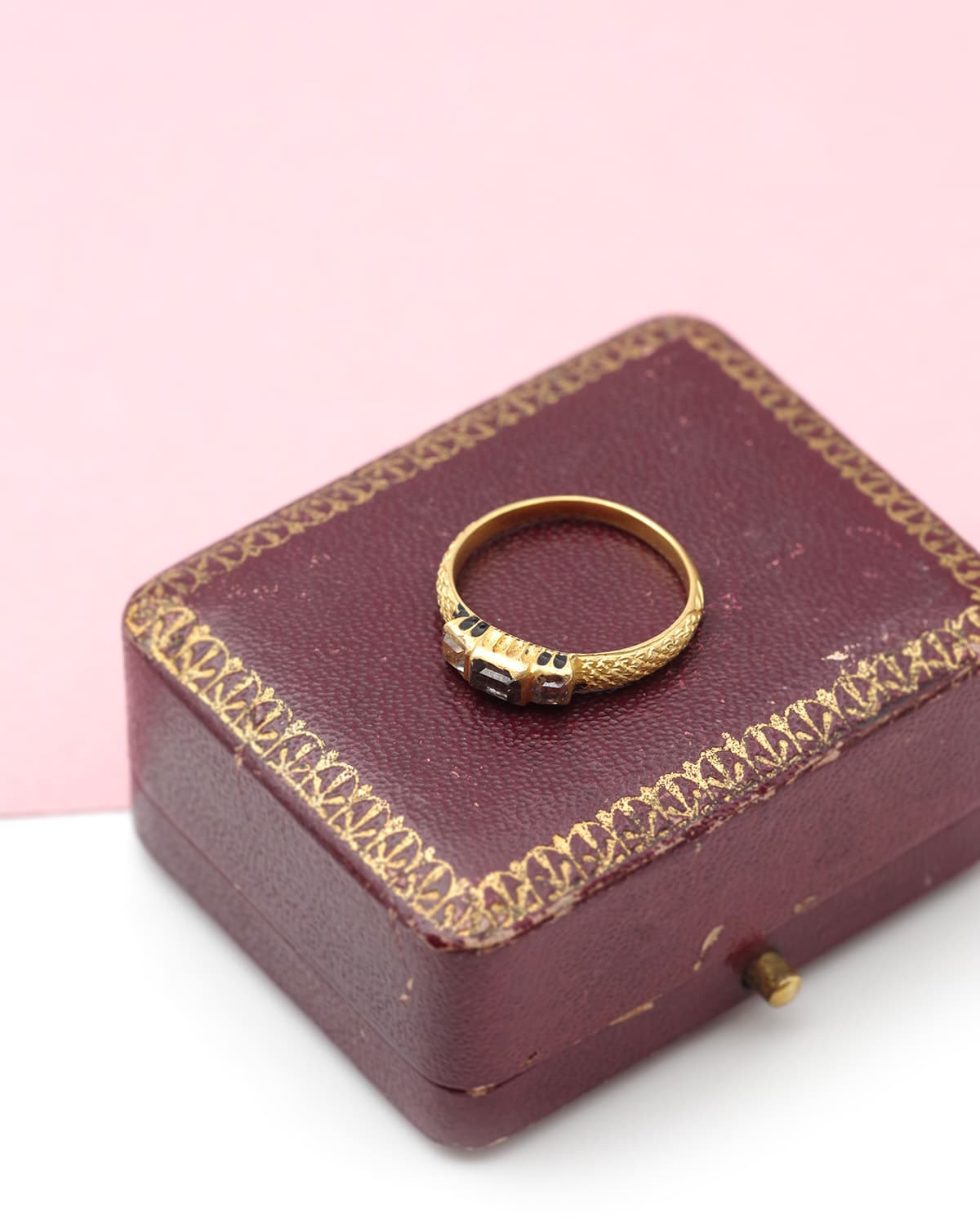 Bague diamant taillé en table