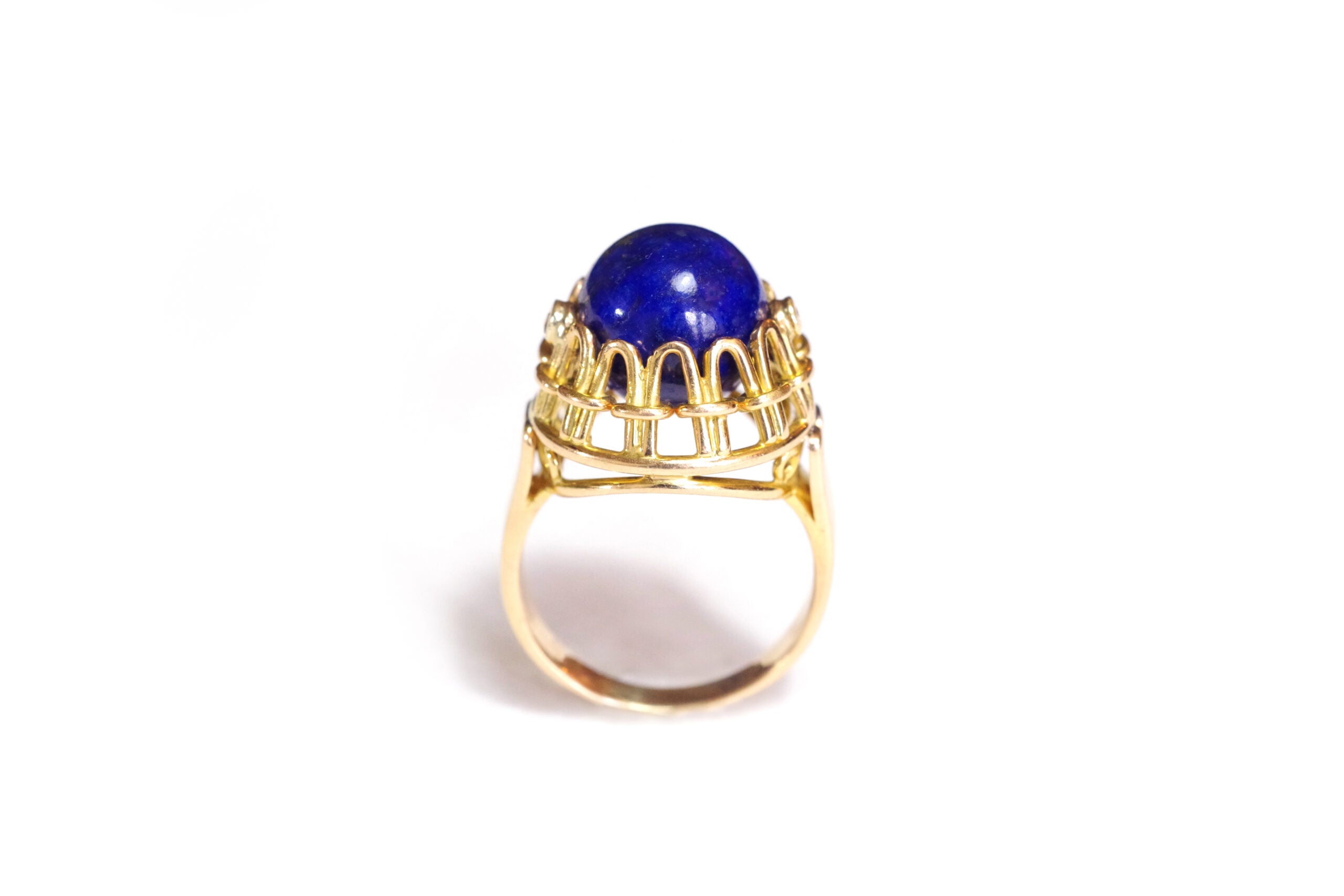 bague système lapis lazuli