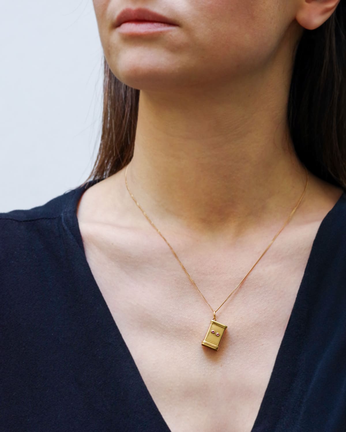 Gold safe locket in gold