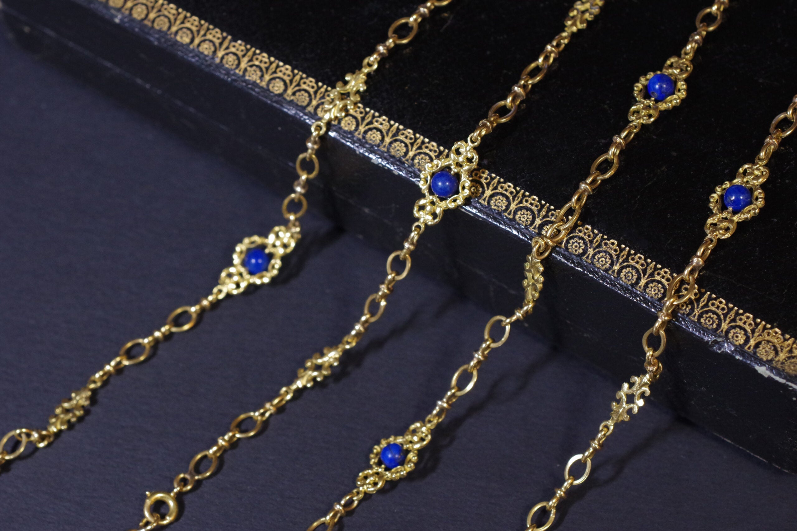 lapis lazuli gold necklace