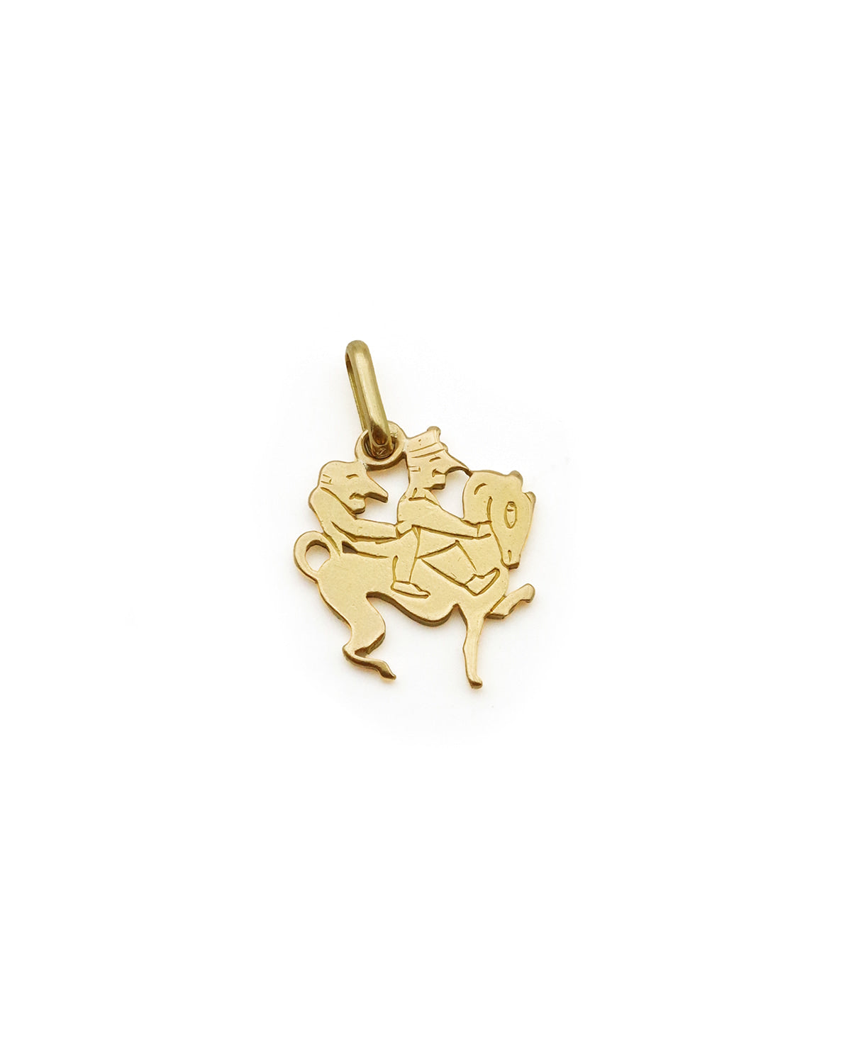 Pendant charm VCA in gold