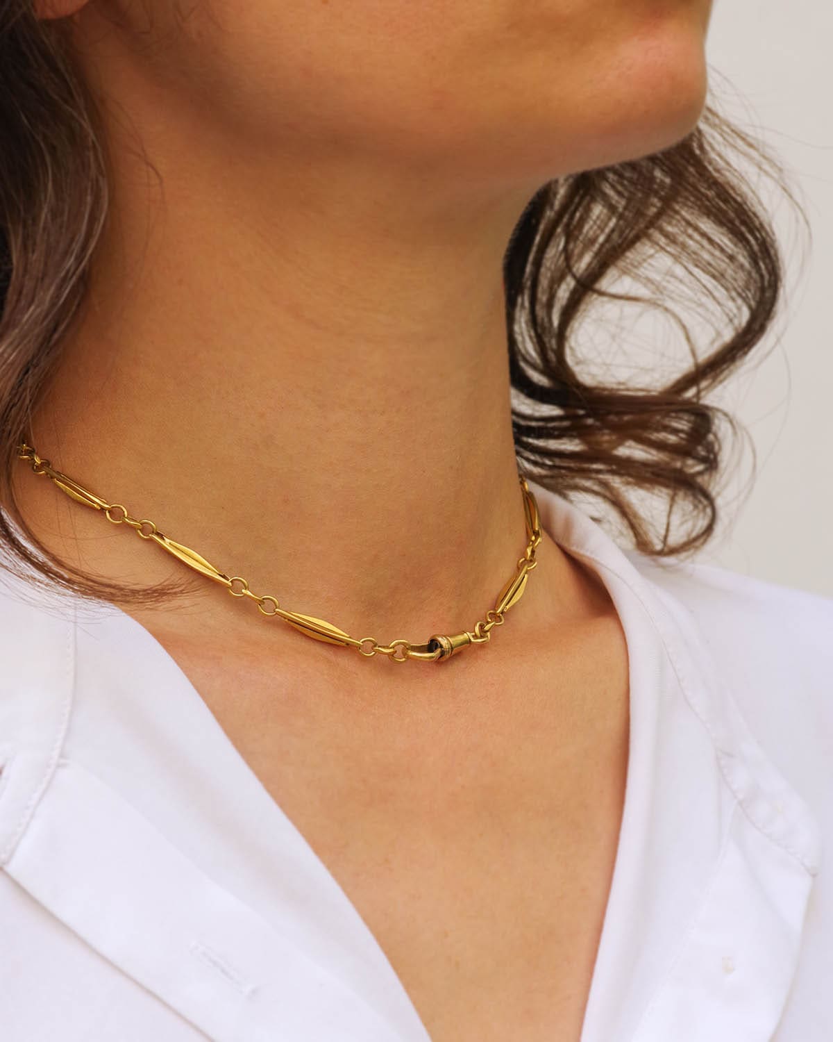 Chaine de montre collier ancien