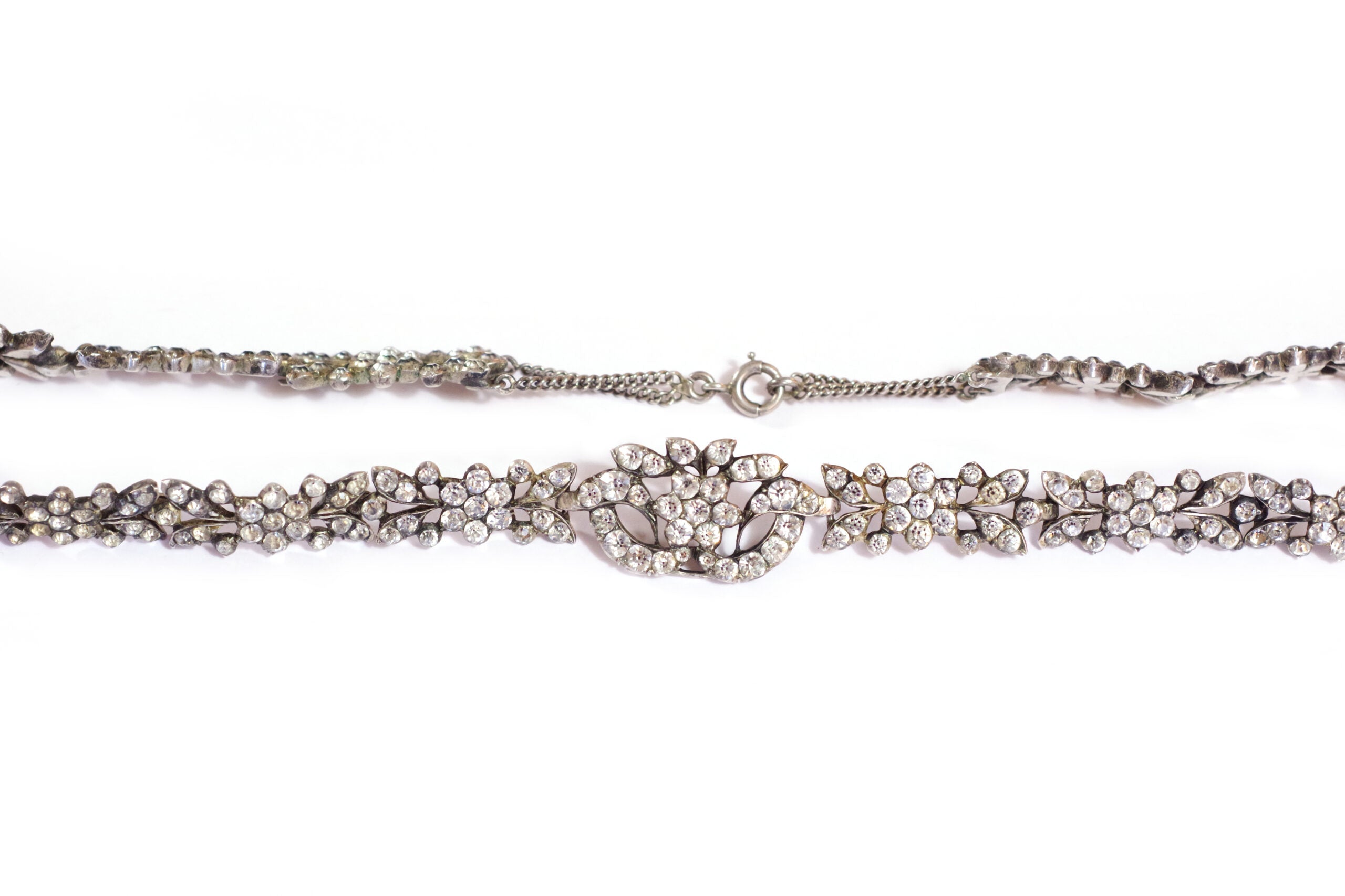 collier normand d'yvetot en argent et strass