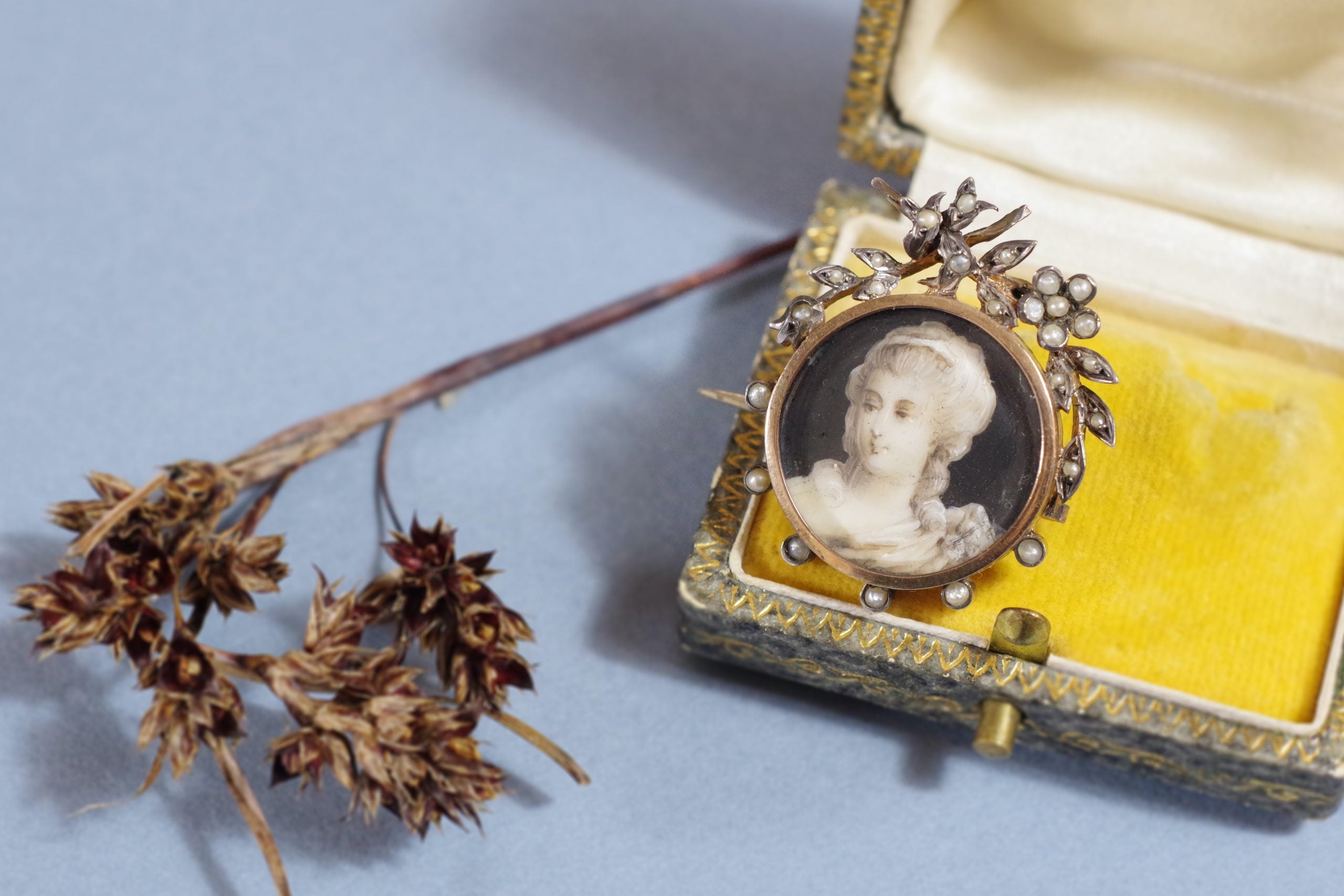 victorian silver brooch