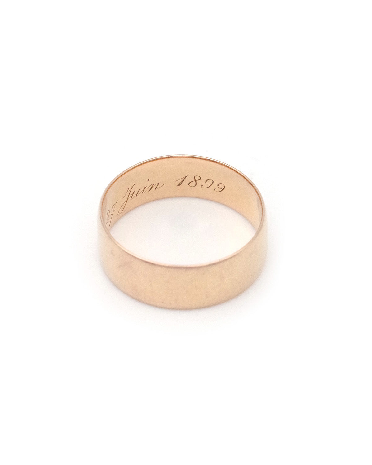 large gold wedding ring 
