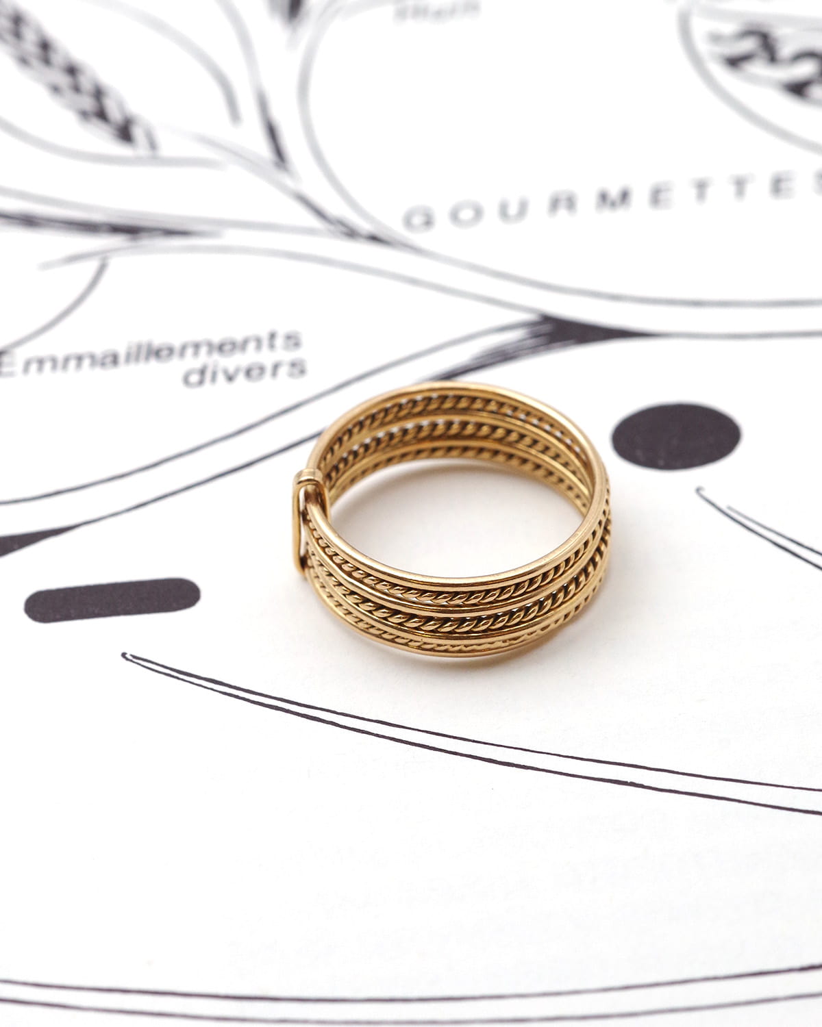 vintage 7 day ring