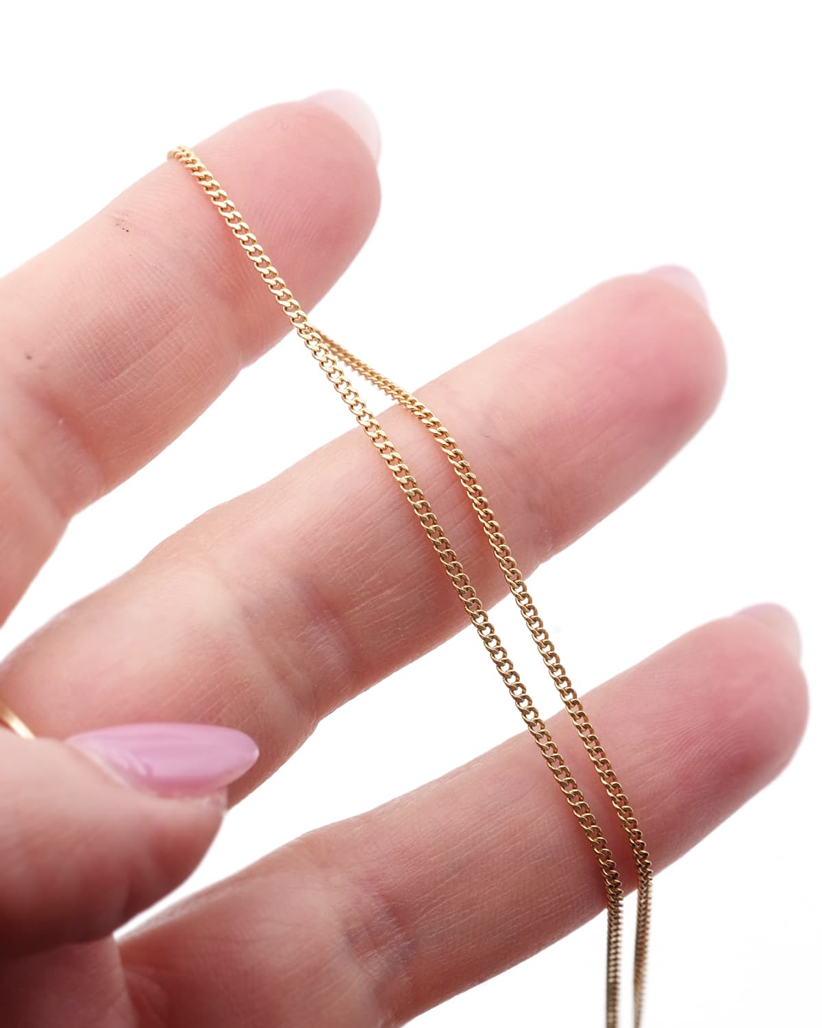 46 cm length vintage gold chain
