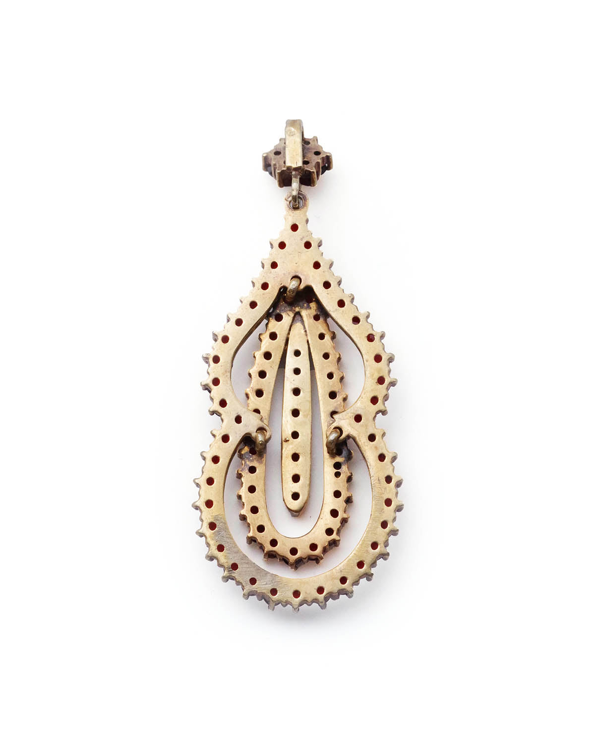 Pendentif grenats de bohème 