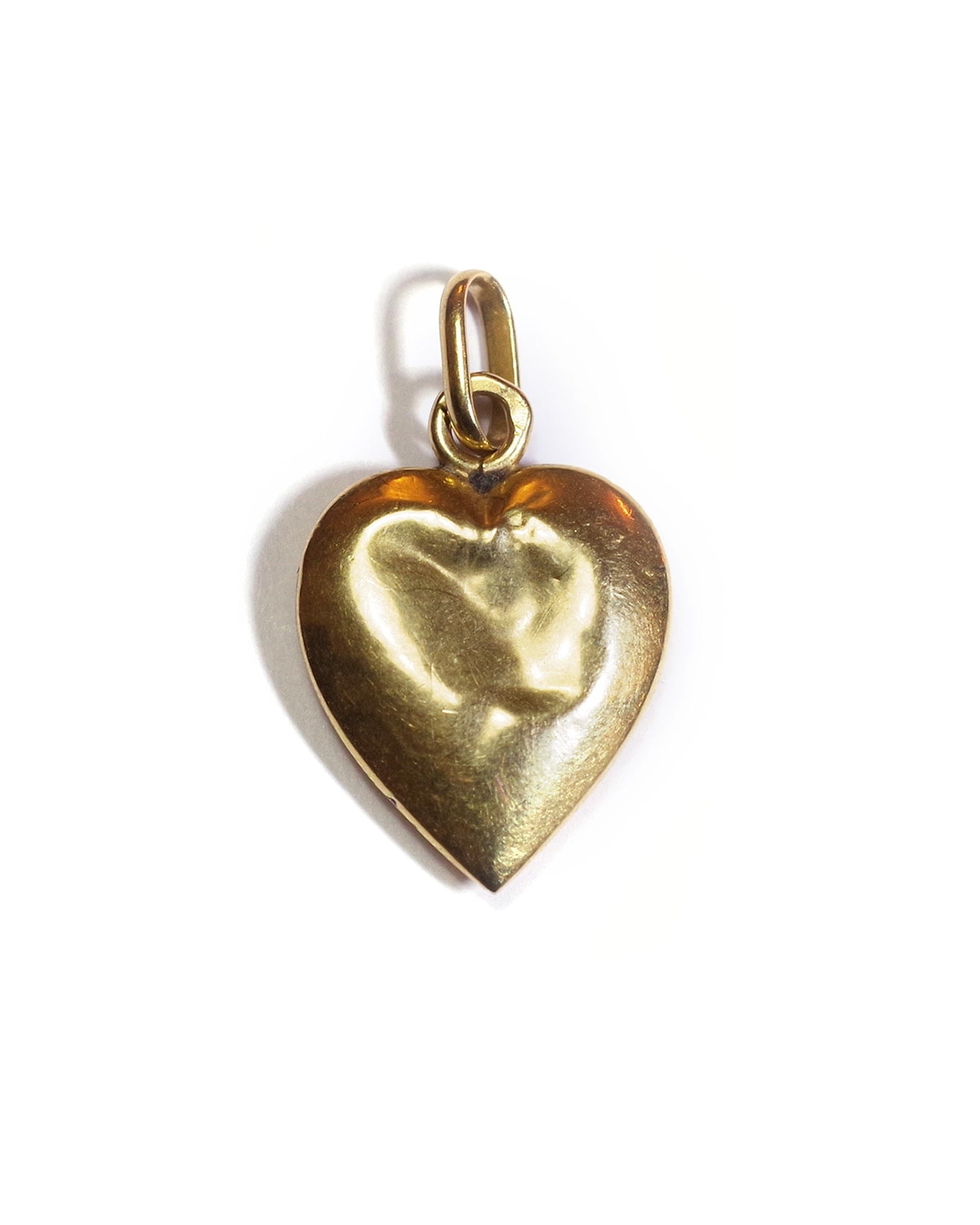 Gold heart pendant