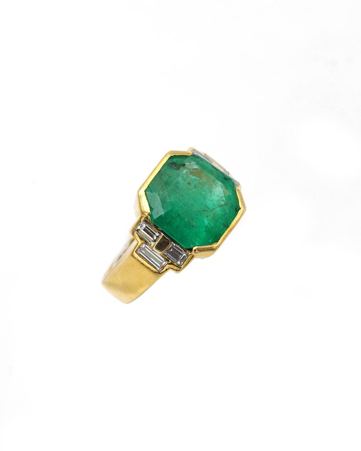 Bague émeraude de 6 carats