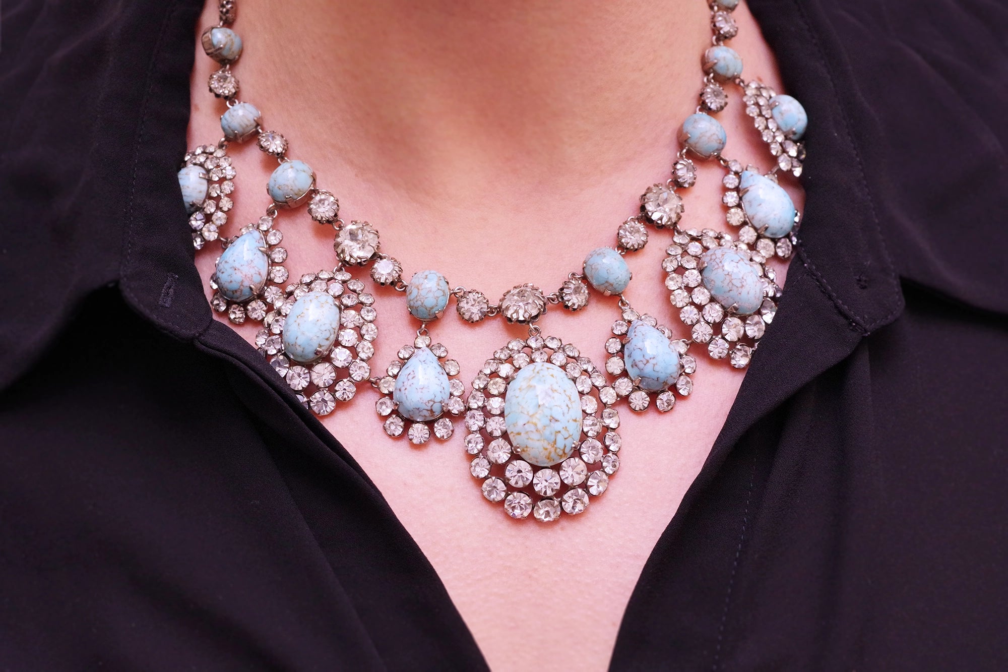 vintage costume necklace