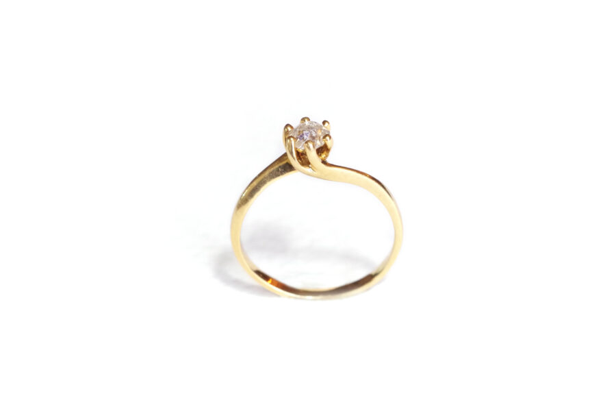 antique solitaire diamond ring