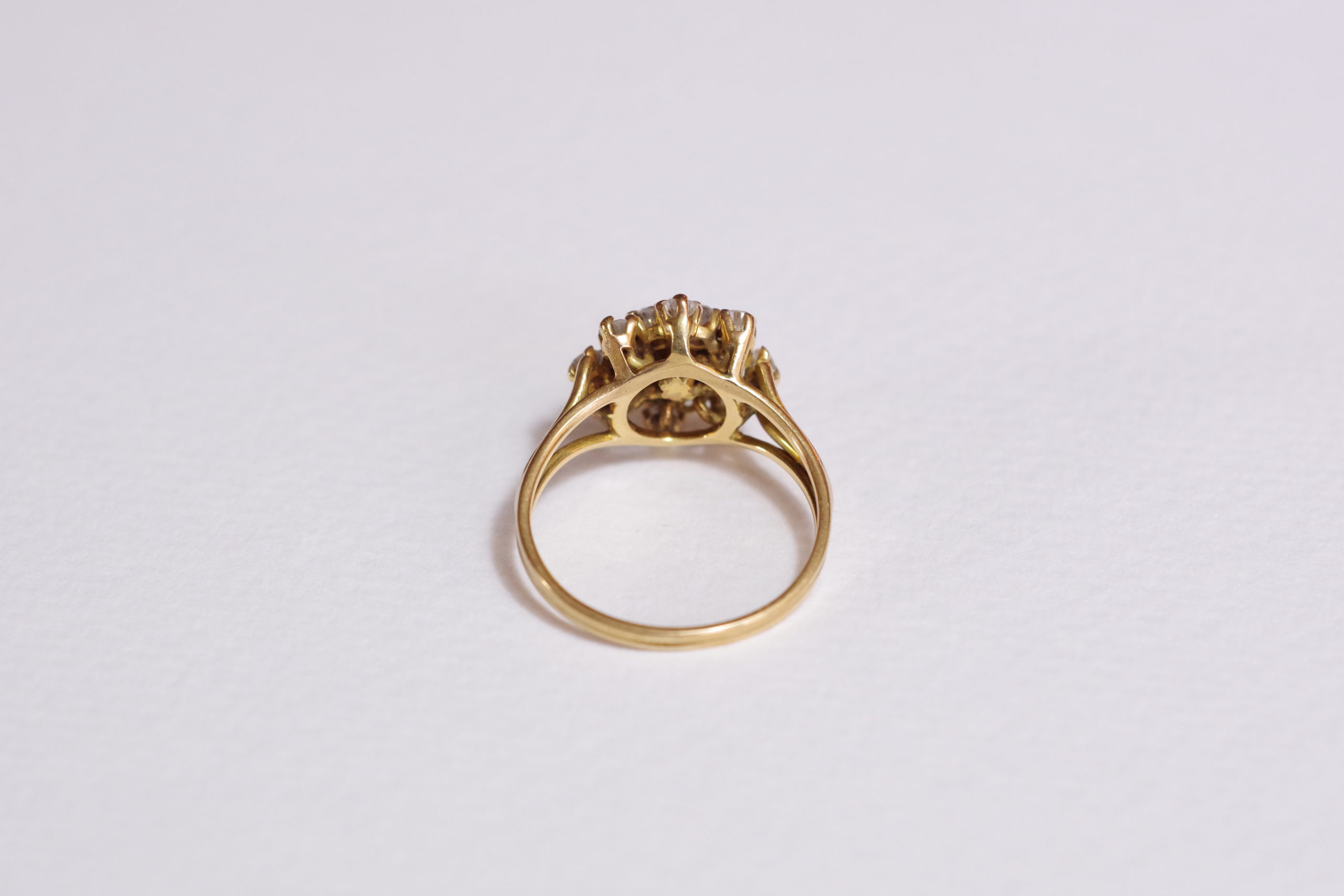 avon gold ring with diamond