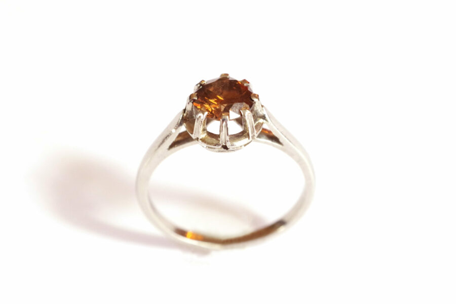 fancy brown diamond ring for a wedding