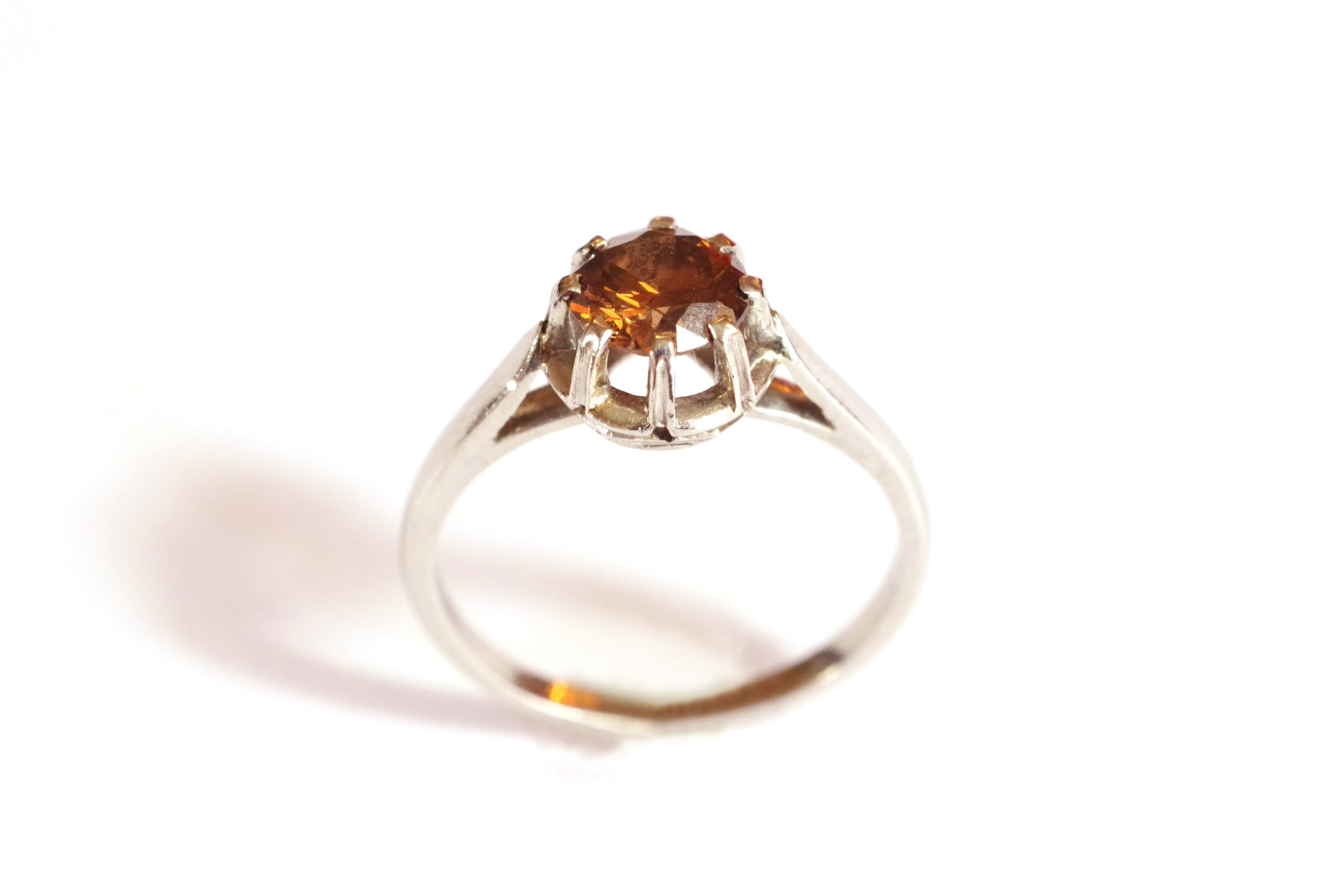 Fancy Chocolate Diamond Engagement Ring, Yellow Gold Wide Halo Setting,  GalaxyGems Bridal Fine Jewelry
