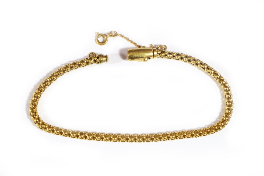 bracelet chimento vintage en or