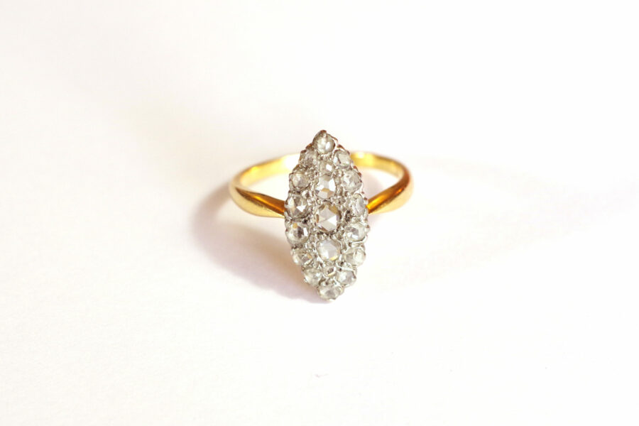 victorian antique marquise ring diamond
