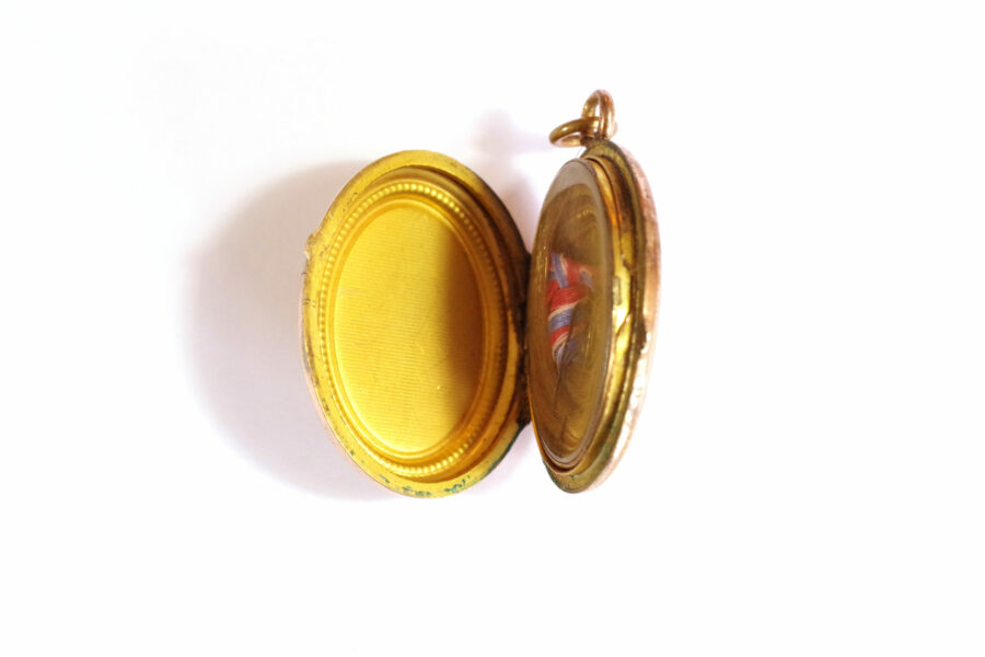 antique French locket pendant