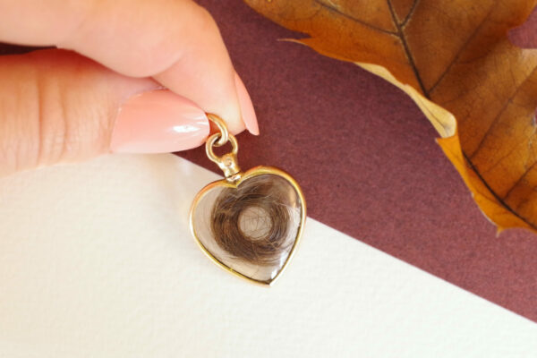 heart photo gold locket