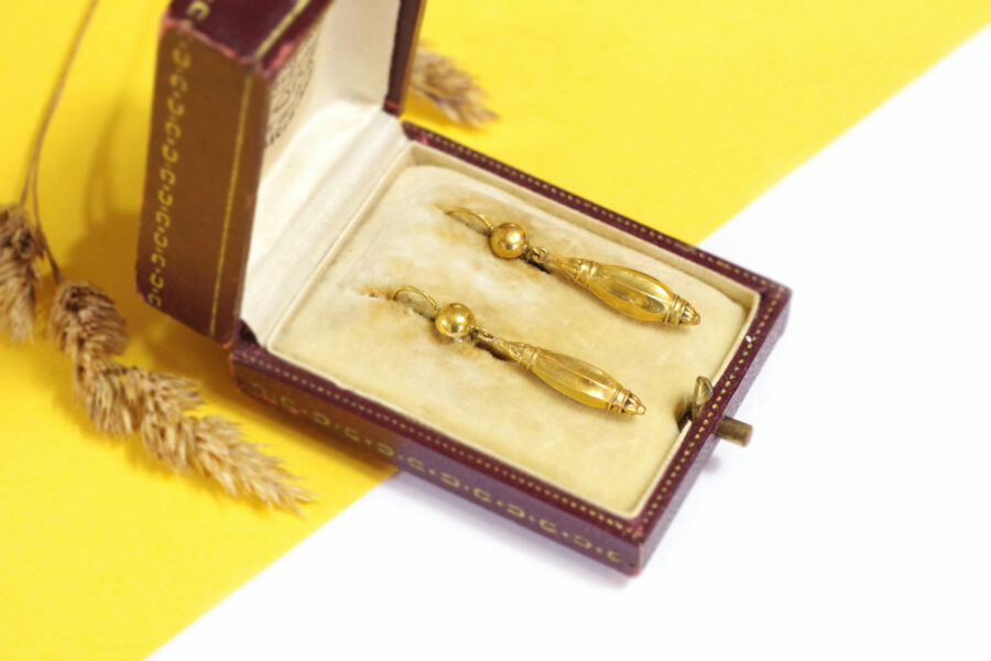 pendants d'oreille en or 18k bijoux régionaux français