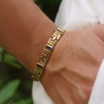 bracelet tennis saphir en or