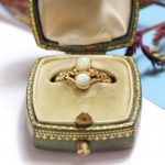 antique opal gold ring