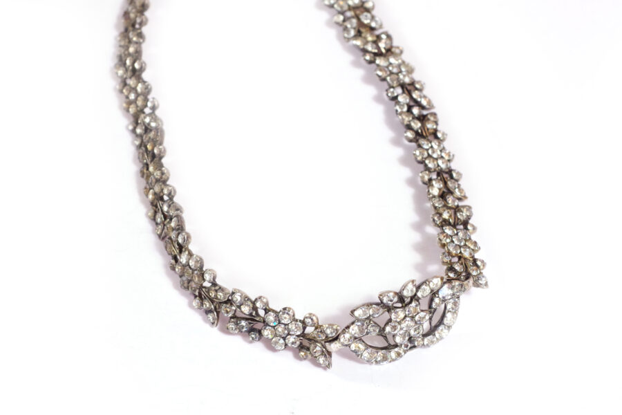 Yvetot silver paste necklace
