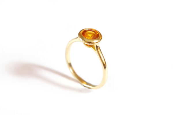 yellow sapphire ring pre-owned jewelry