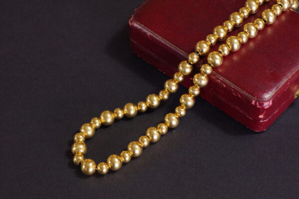 French gold necklace from Marseille antique regional jewellery