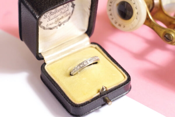 Art Deco eternity ring diamond Edwardian jewellery