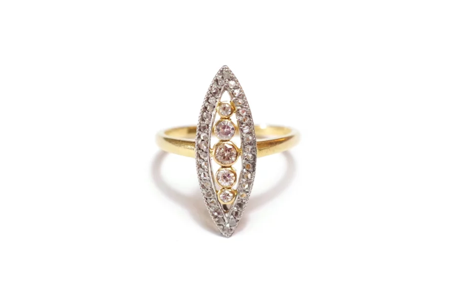 Belle epoque diamond ring
